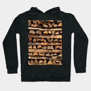 Firewood Nature Forest Camping Hoodie